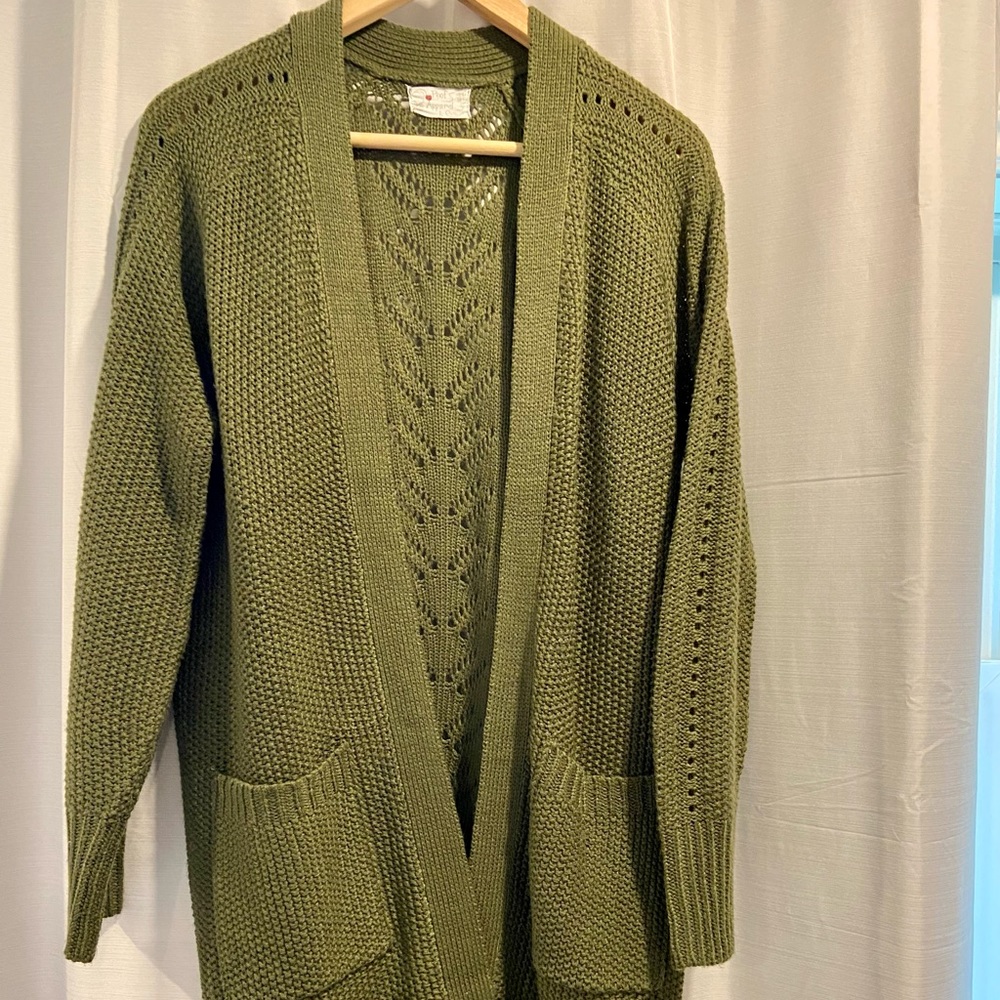 Poof Apparel long cozy cardigan